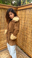 Vintage Suede Fur Jacket