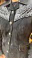 Vintage Suede Leather Western Jacket