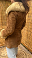Vintage Suede Fur Jacket