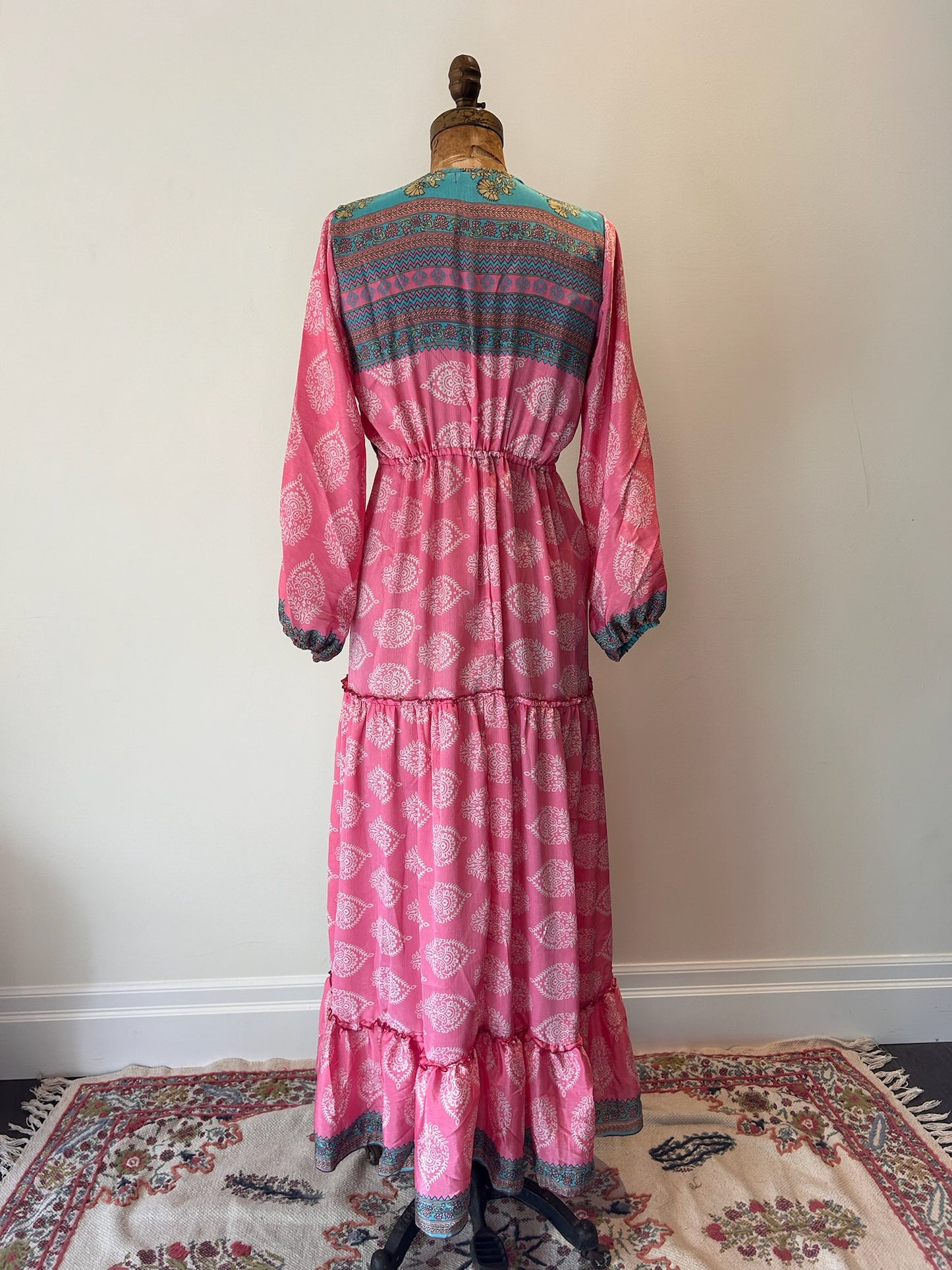 Maxi Duster Dress - Bubble Pink