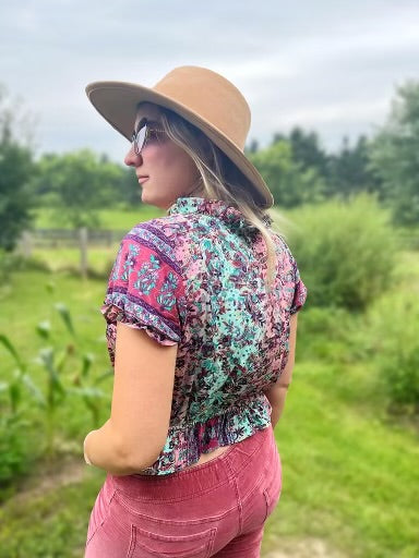 Floral Crop Top