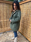 Vintage Llama Green Coat