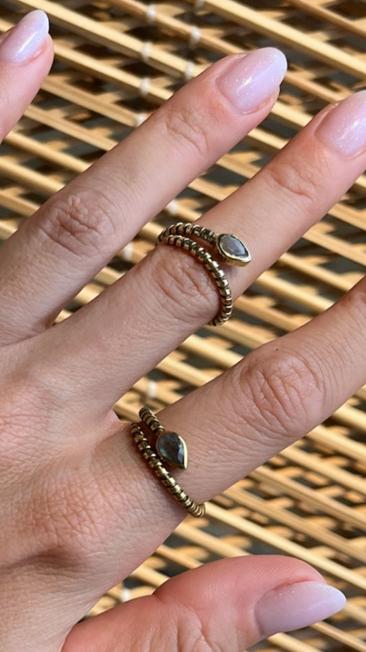 Snake Spiral Ring