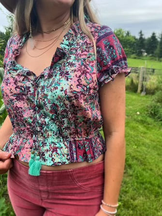 Floral Crop Top