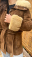 Vintage Suede Fur Jacket