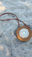Cowrie Shell Round Rattan Bag