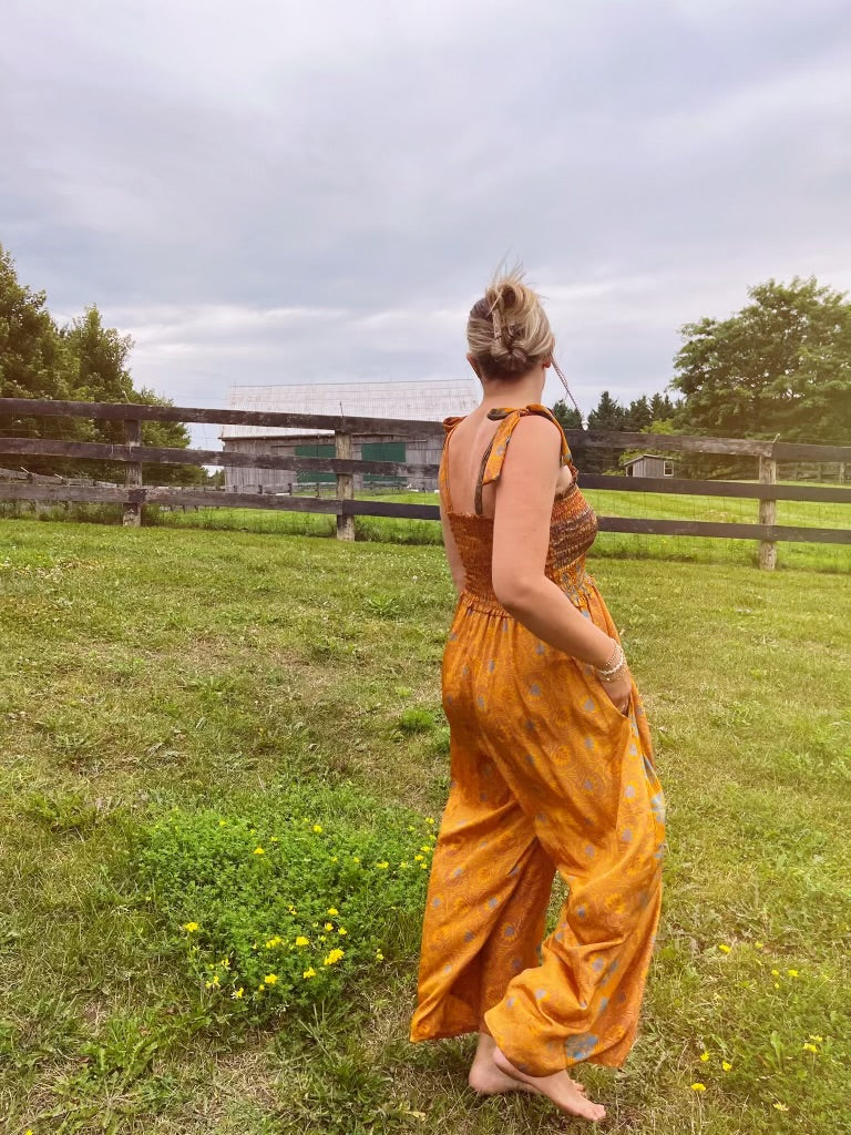 Whimsical Jumpsuit - Yellow