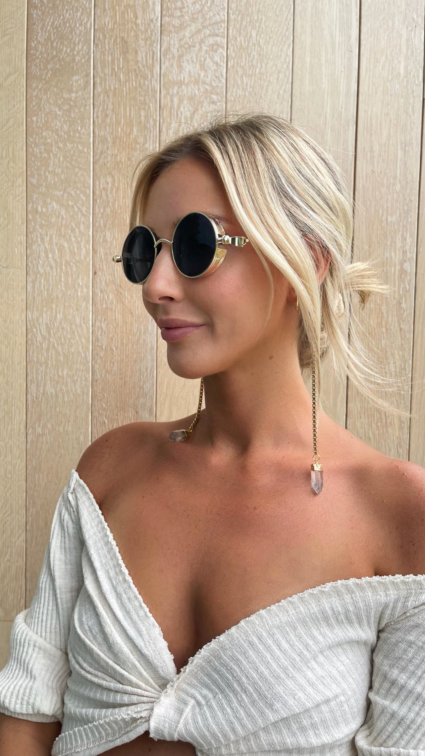 Dear John Crystal Sunglasses