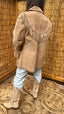 Vintage Suede Leather Fringe Jacket