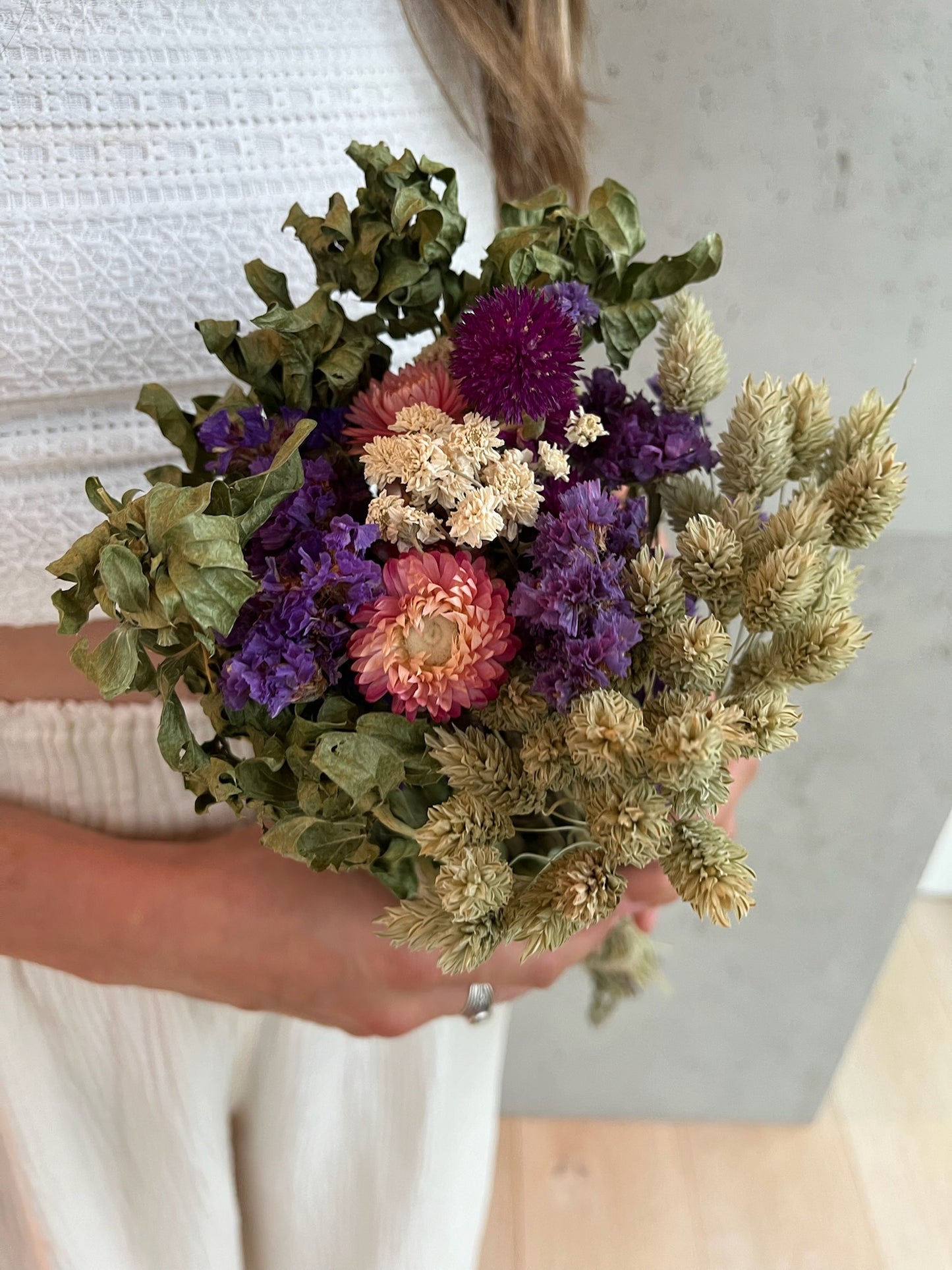 Purple Floral Dried Bundle