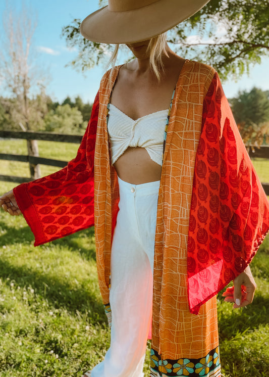 Fleetwood Kimono - Red