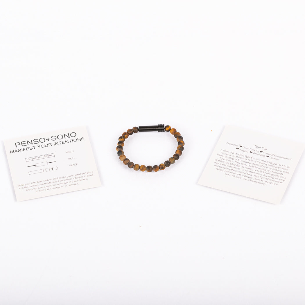 Tiger's Eye Intention Bracelet