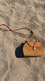 Flap Rattan Crossbody Bag